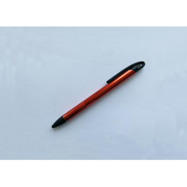 Popular clips Brushed Metal Promotion Pen with Laser Logo (M114)