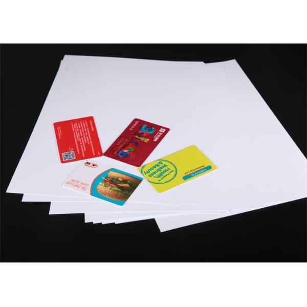 White Matte PVC Core Sheet 0.1-0.8mm Printable Plastic Card Sheet