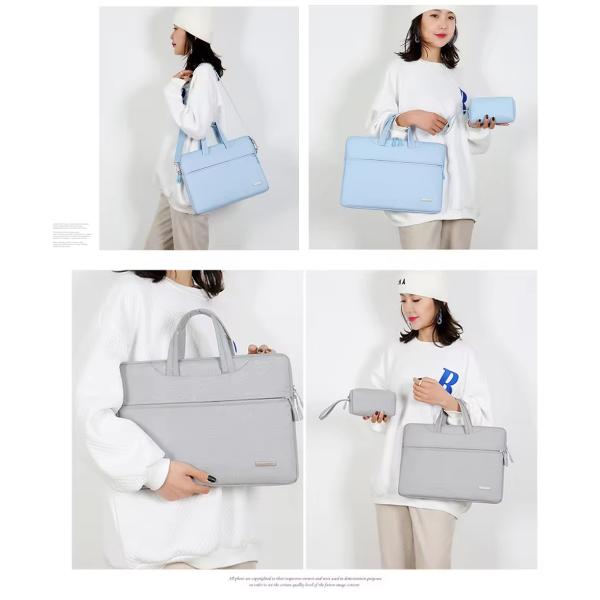 13-16 Inch Laptop Handbag Customized Color Messenger Briefcase for Work and Travel