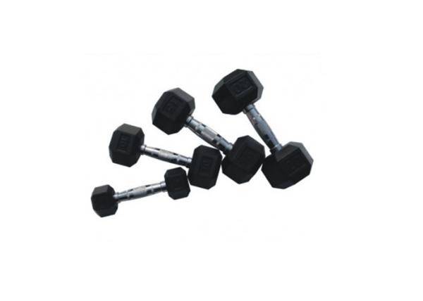 Rubber Coated Gym Workout Accessories Non Smells Environmental Friendly