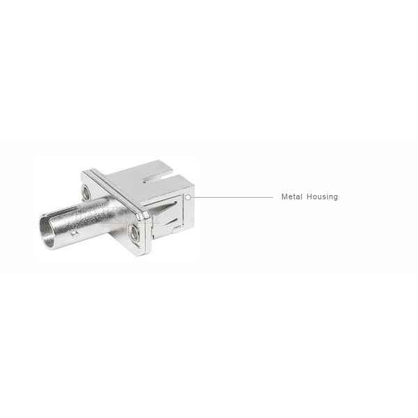 Fiber Optic Coupler ST-SC Simplex Metal Hybrid Adapter Female/Female for Data Center Telecom FTTX