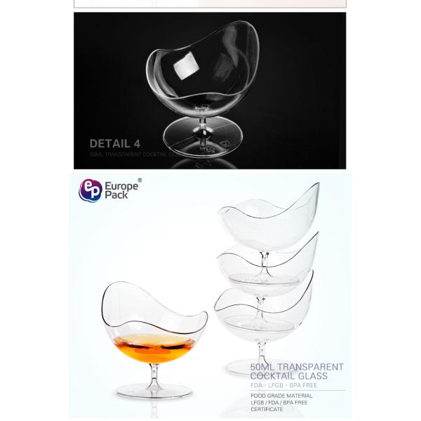 Modern design goblet shape plastic champagne glasses with cheap price