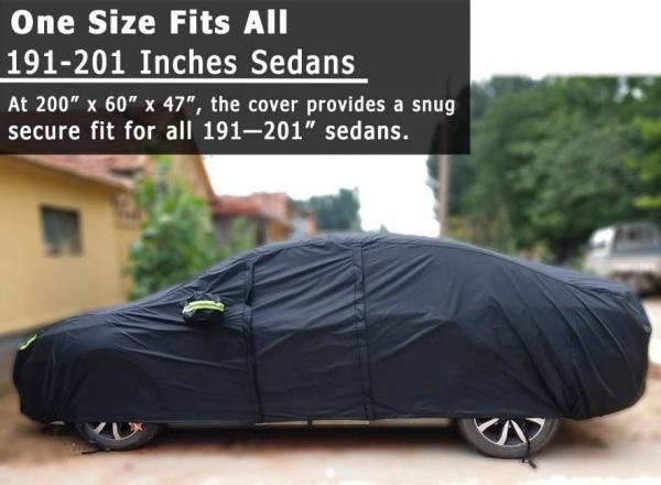Custom Size and Logo Uv Protection Body Car Cover Sun Wholesale Good Quality Polyester 52X48X32CM 0.8-3kg 200 Pcs