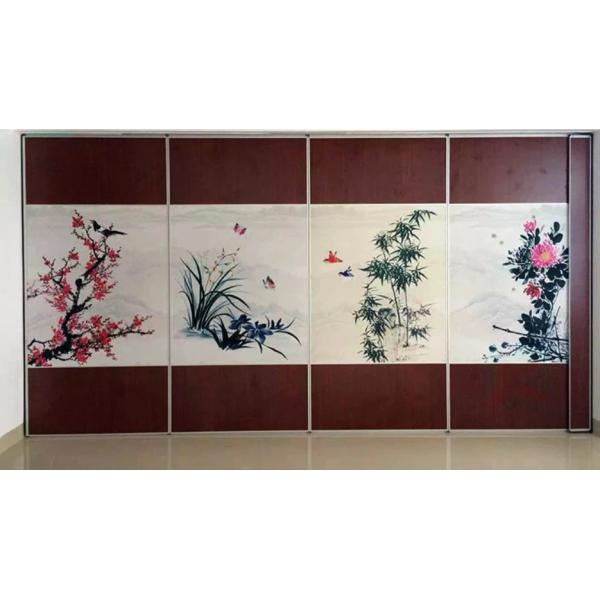 Gypsum Sliding Folding Door Acoustic Movable Partition Wall Board For Hotel