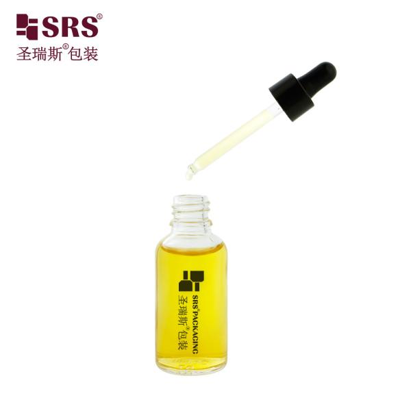 30 ml Claro Cor de estoque Entrega Rápida Pronto para Envio Garrafa Redonda de Vidro