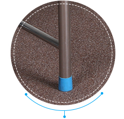 A cama da clínica médica da divisão, mobília médica do hospital com vira os trilhos laterais