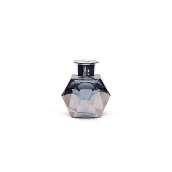 200ml Polygon Frosted Reed Diffuser Bottle Customized With Lids
