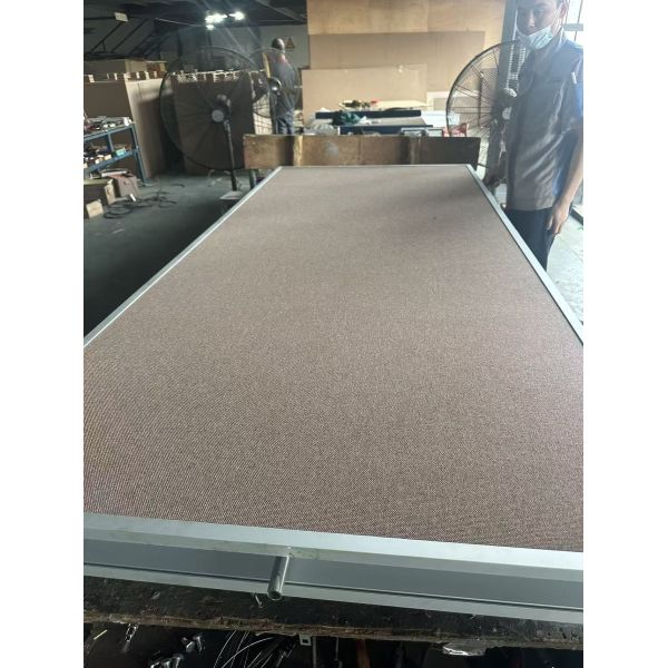 Polyester Fiber Acoustic Panel 600x600mm 15mm Sound Absorbing Wall Board for Government Building Interior Decoration