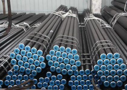 Customized Wall Thickness Black Painted Heat Exchanger Steel Tube For Industrial EN Certificate