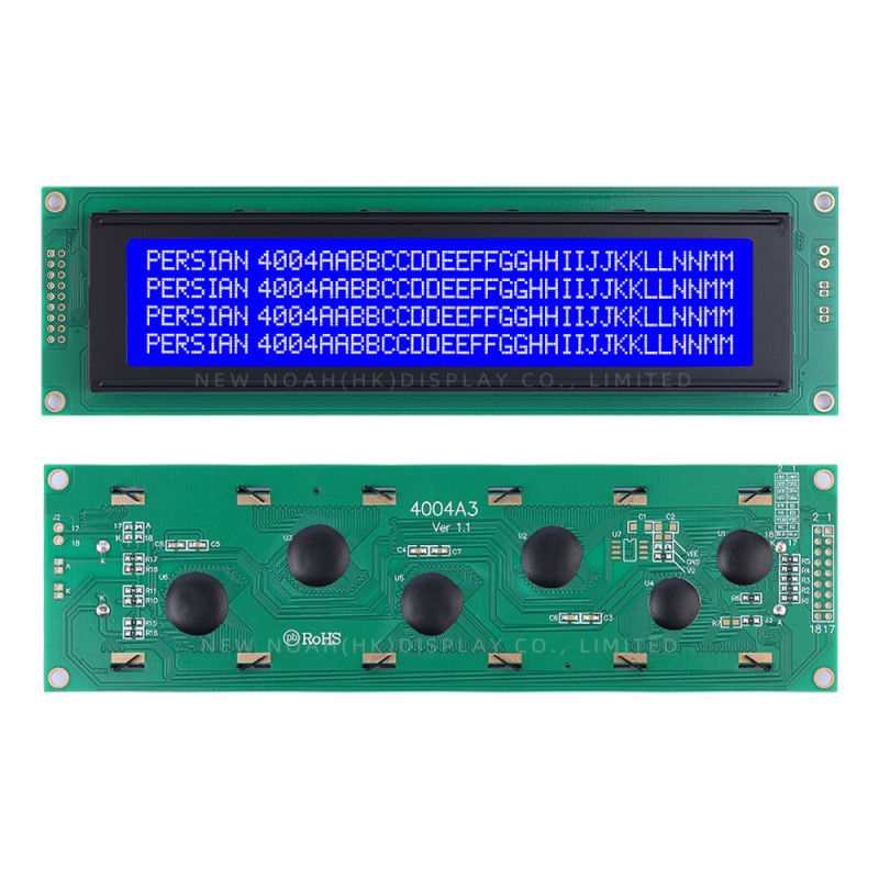 Persian Blue Film White Letters 4004A3 4X40 4004 Character LCD Module ST7066U LCM Parallel Port