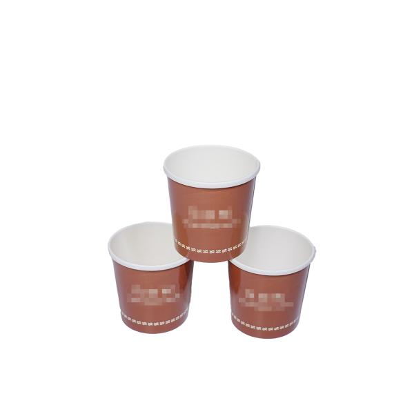 Embossing 12 Oz Coffee Paper Cup for Customized Disposable Eco-Friendly Bamboo Pulp Cups