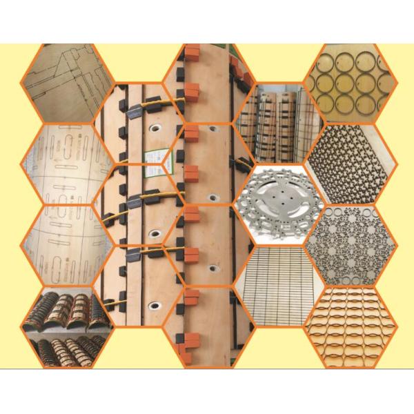 Round and flat Die Board Laser Cutting Machine , laser wood cutting machine