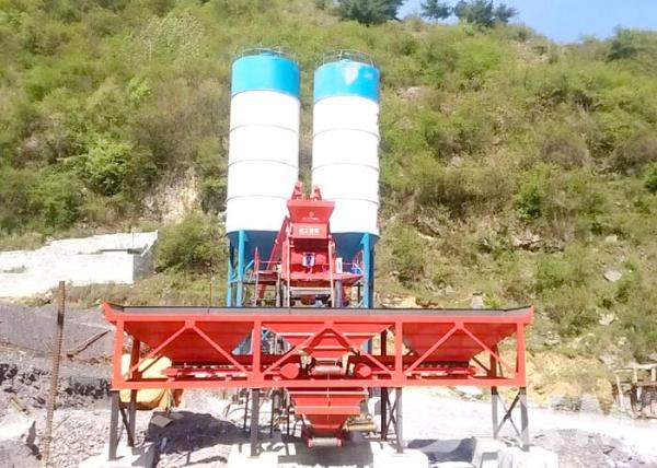 HZS35 New Type Stationary Concrete Batching Plant JIANXIN Brand