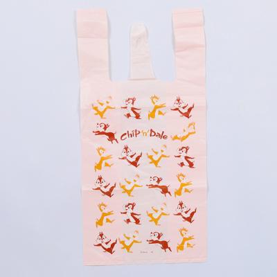 Compostable T Shirt Bags 12x25cm Backpack Pouches 100% Eco Friendly