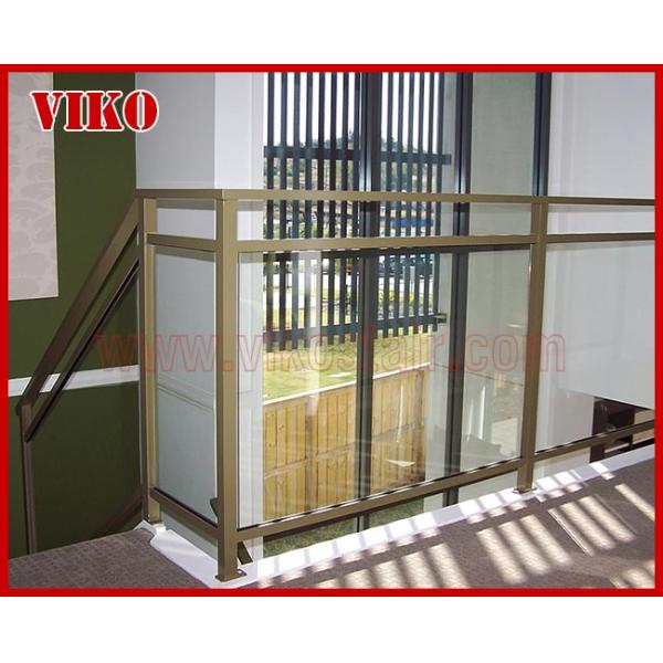 Glass Spigot For Glass Railing VH115SB 304 stainless steel Cap Handrail Glass Spigot Tempered glass UChannel RailingClea