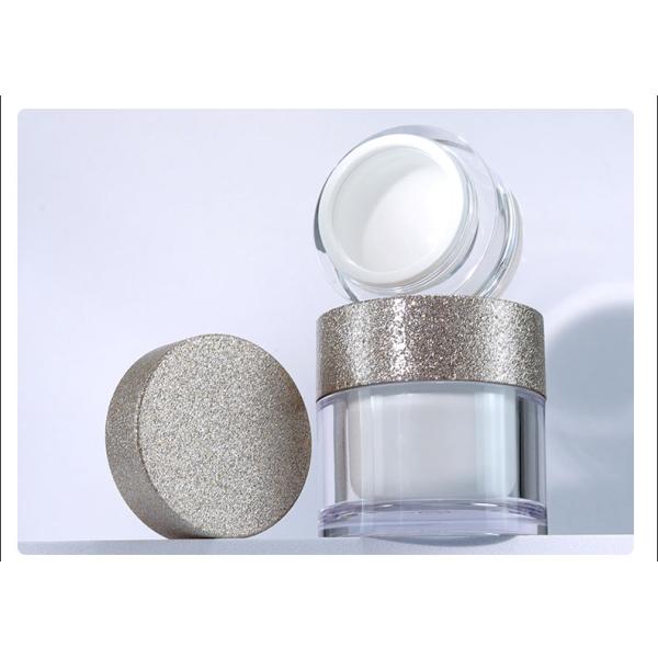 50g 15g 8g Crème en plastique acrylique clair avec couvercle pour emballage cosmétique