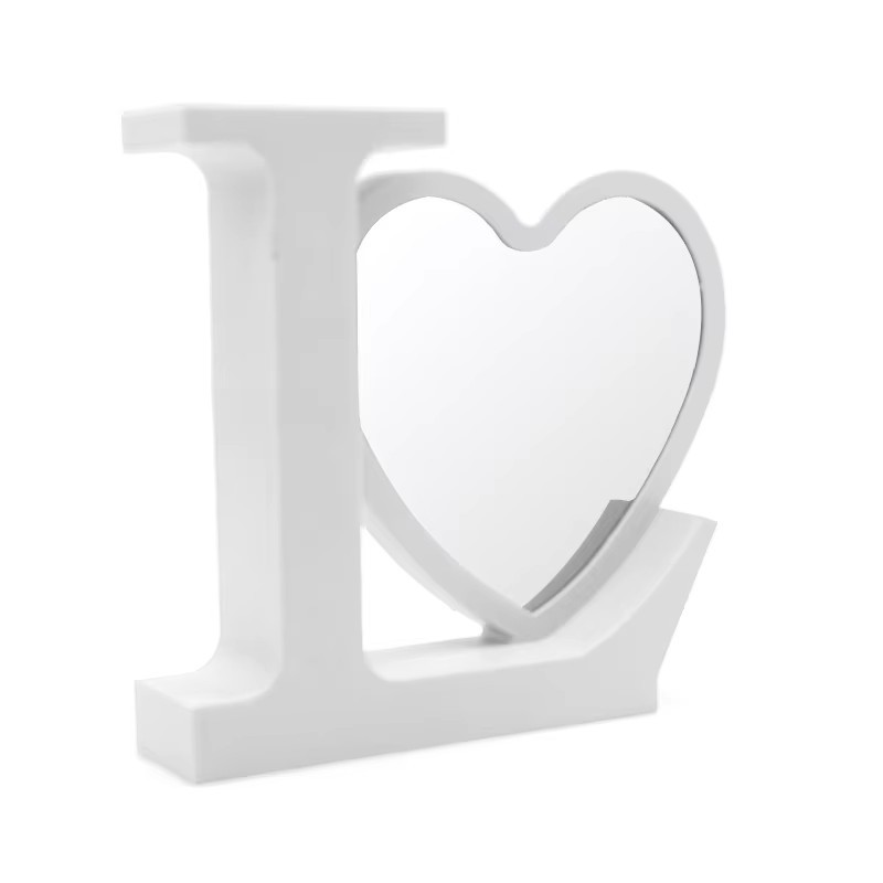 Blank Sublimation Love Magic Mirror Photo Frame For Valentine'S Day Gift
