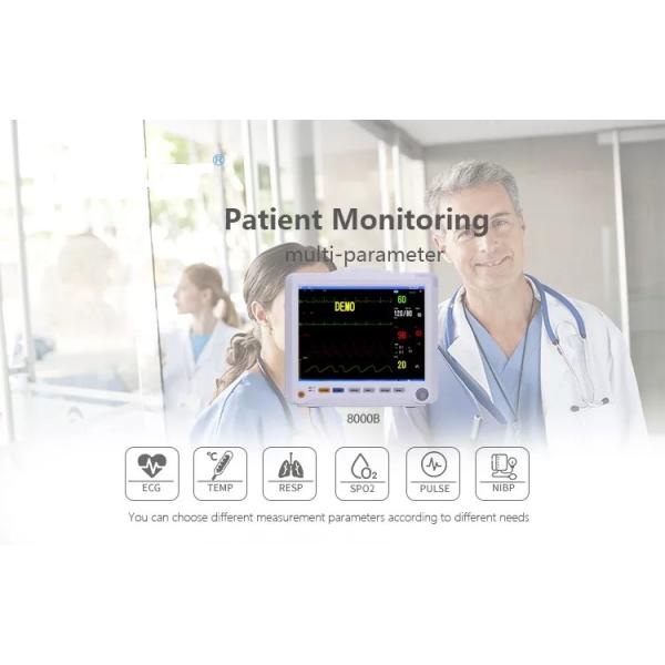 12 монитор параметра ICU монитора терпеливого монитора ETCO2 SPO2 ECG Multiparameter дюйма Multi