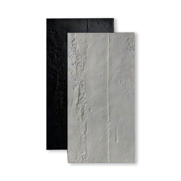 Textured PU Stone Cement Concrete Board 3D Artificial Wall Panel For Shop Exterior