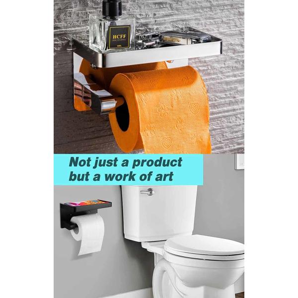 SUS 304 Stainless Steel Toilet Paper Dispenser Wall Mounted For Bathroom ODM