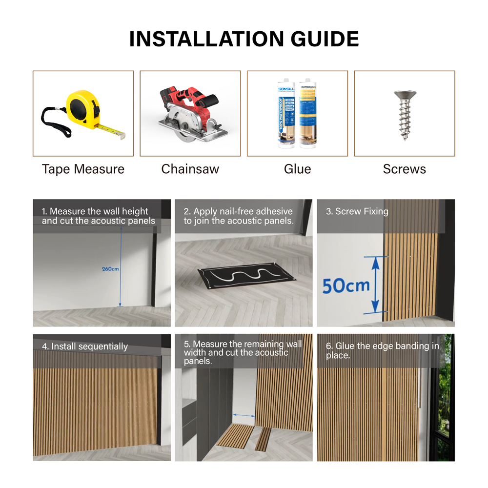 Eco-Friendly Lightweight Sound Absorbing Acoustic Panel For E-Commerce Interiors
