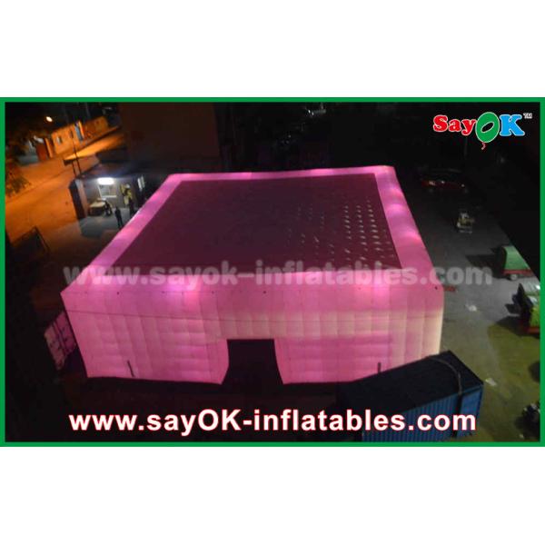 Big LED Light Inflatable Cube Tent For Sport Stadium Or Events From China Inflatable Cube Tent Factory