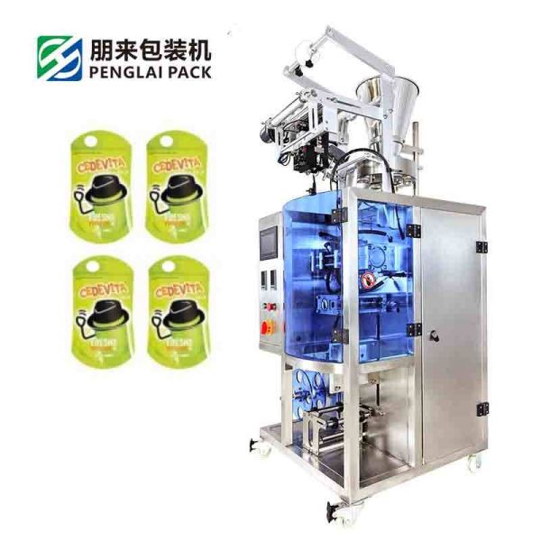 Honey Sauce Sachet Water Liquid Stick Jelly Ice Pop Juice Pouch Filling Machines Irregular Shape Packaging Machine