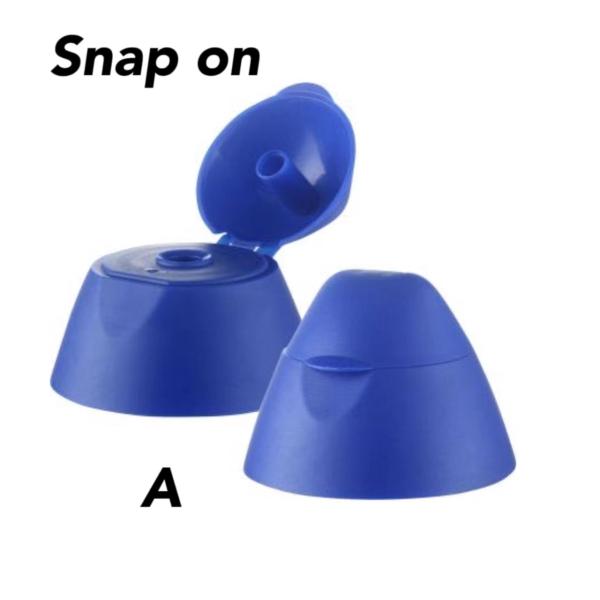 24мм пластиковая бутылка для кондиционирования волос с овальной крышкой