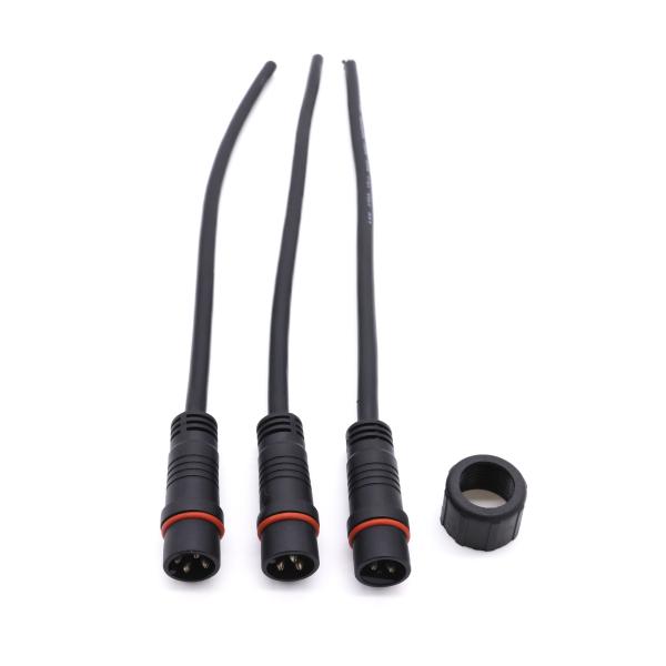 Power PVC Screw Waterproof Connector IP67 M18 Male Female Gender