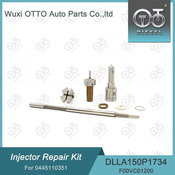 Jogo de reparação do injetor Bosch Para injetores 0445110351 Bocal DLLA150P1734