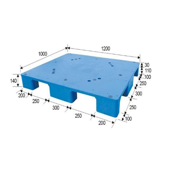 Hdpe 100% plástico industrial da pálete da pálete plástica Nestable dos PP do Virgin