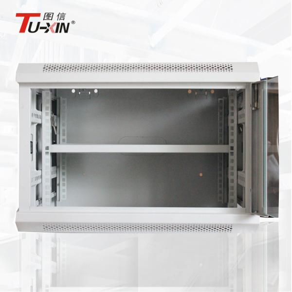 600 X 600mm Small Server Rack Cabinet , Single Section Wall Mount Data Rack