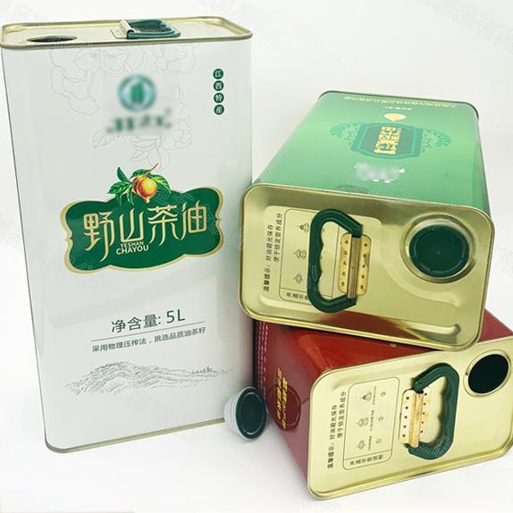 Tinplate Oil Jar for Food Storage Durable and Practical Metal Container