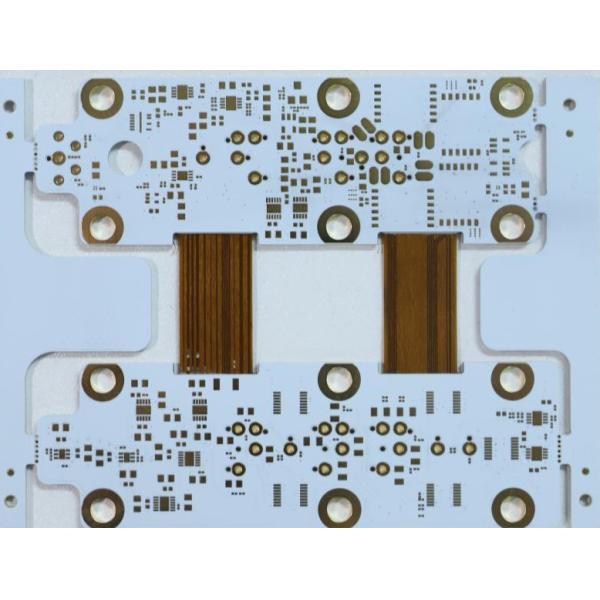 White Oil Sinking Gold  4 Layer Rigid Flex PCB Board  Stable Performance Customized