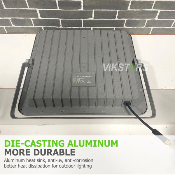 Aluminum solar reflectors 400w with mono solar panel high quality solar flood lights