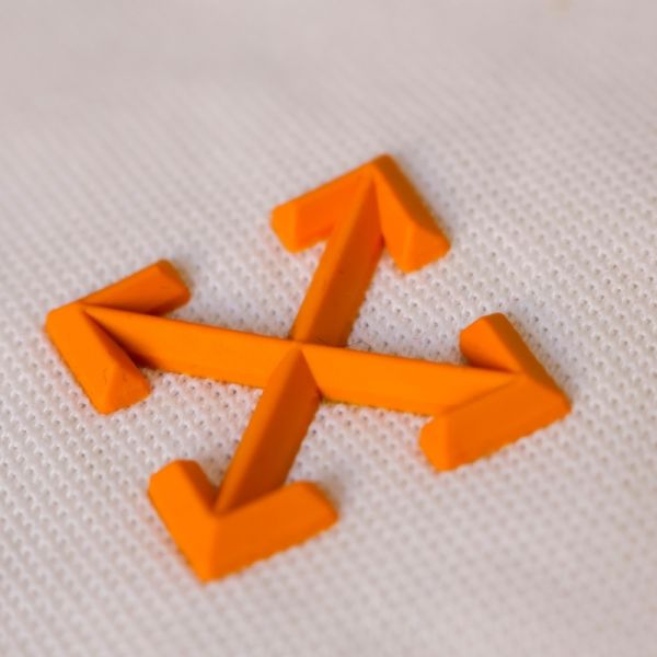 Custom Washable 3D Silicone Labels with Loop Fold for Bags Garment Shoes and Textiles