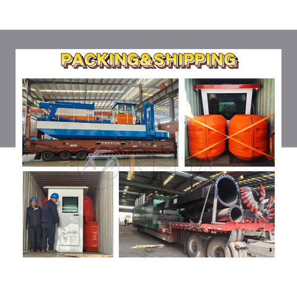 Custom KEDA China Shipyard Diesel Power Cutter Suction Dredger Sand Dredging Machine Used for Gold Mining