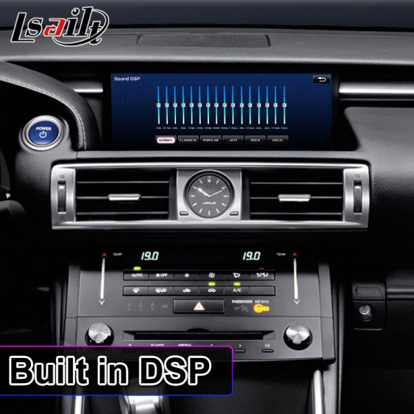 Lsailt 10.25 Inch Android Carplay Multimedia Screen for 2013-2020 Lexus IS Knob IS250 IS200t IS300 IS300h IS350