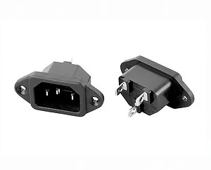 White Or Black PC Wall Argentina Electrical Sockets 3 Poles Female Round Single Power Outlet 10A 250V Grounded 2500W