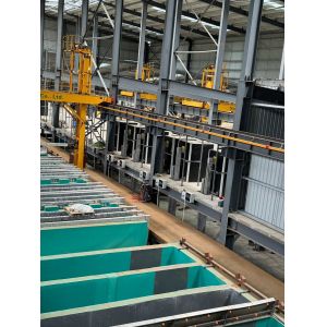 Automatic Anodizing Plating Line with 700 Ton/month Large Capacity and Advanced Process Control Algorithms for 8-12µm Film Thickness