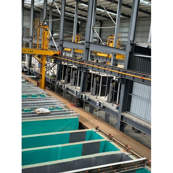 Automatic Anodizing Plating Line with 700 Ton/month Large Capacity and Advanced Process Control Algorithms for 8-12µm Film Thickness