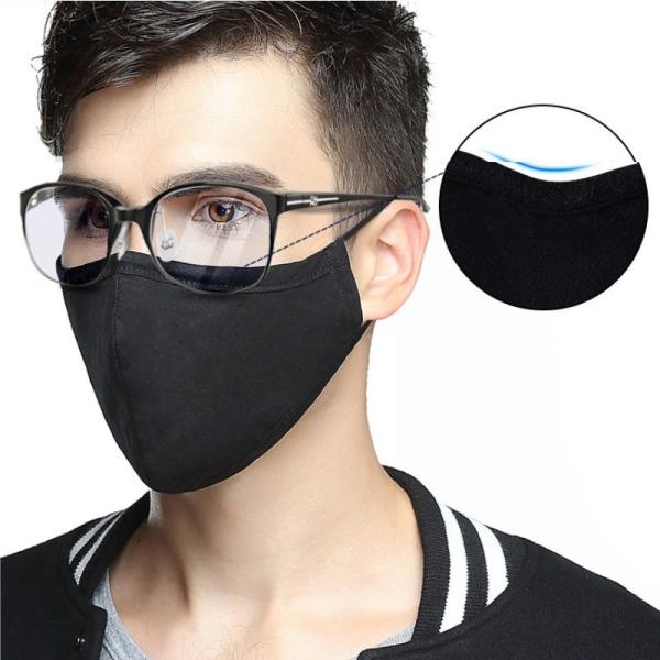 Anti Dust Civil Face Mask , Anti Pollution Mouth Mask 1 PLY Cotton Material