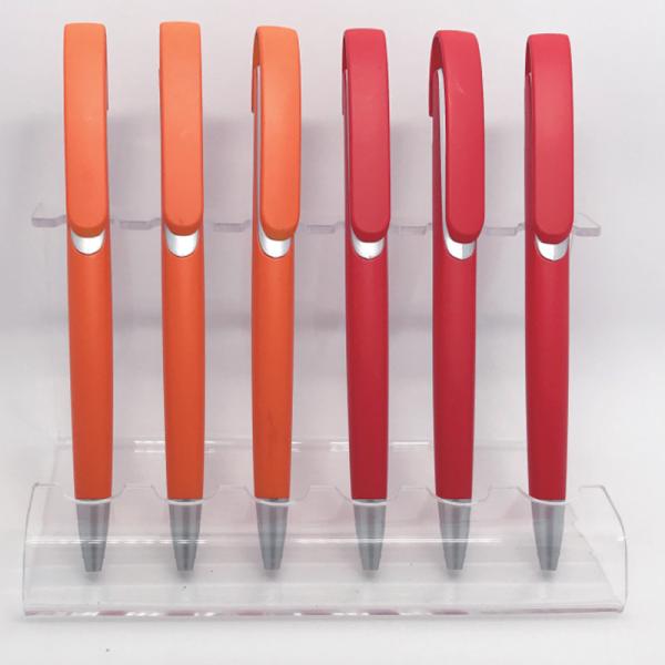 Retractable Plastic 0.5 Mm Ballpoint Pen Blue Ball Point Pen