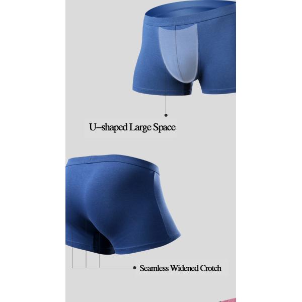 Modal Mens Boxer Shorts Underwear Adults Knitted Breathable Boxer Shorts Suitable