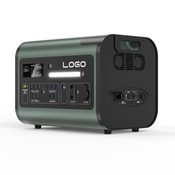 Outdoor 2200W High Power Large Capacity Solar Energy Storage Power Supply with AC Output