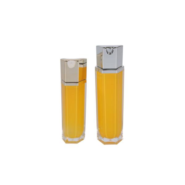 Acrylic 30/60ml/100ml 30g/50g Face Cream Jar Heavy Wall Hexagon