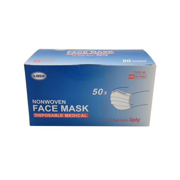 50pcs/Box 2000pcs/Ctn  Disposable Surgical Mask