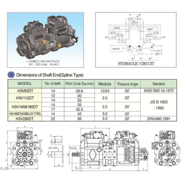 K3V112DT-9C-12T KAWASAKI Excavator Hydraulic Pump Assy Double Piston Pump