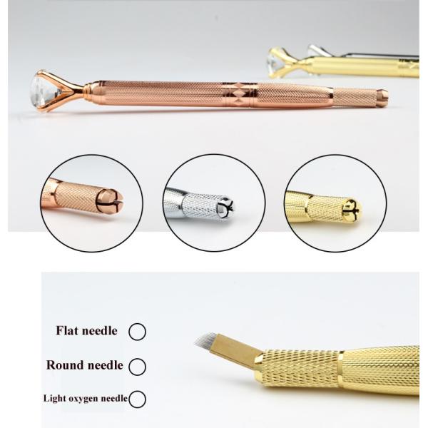 Татуировки вышивки меди диаманта поставки фабрики ручка материальной одиночной бортовой ручная с коробкой для постоянного макияжа