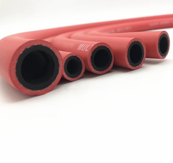 NBR Black Rubber Fuel Hose Fiber Braided 20 Bar For Fuel Transfer